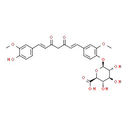 ChemSpider 2D Image | CURCUMIN GLUCURONIDE | C27H28O12