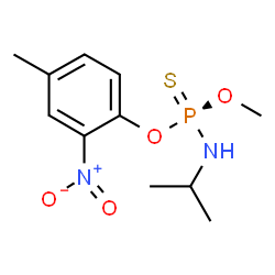 ChemSpider 2D Image | O-Methyl O-(4-methyl-2-nitrophenyl) (S)-isopropylphosphoramidothioate | C11H17N2O4PS