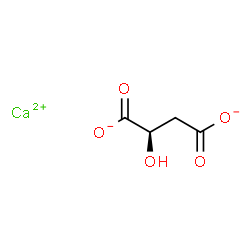 ChemSpider 2D Image | Calcium (2R)-2-hydroxysuccinate | C4H4CaO5