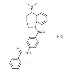ChemSpider 2D Image | (S)-mozavaptan hydrochloride | C27H30ClN3O2