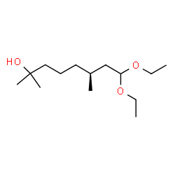 ChemSpider 2D Image | (6S)-8,8-Diethoxy-2,6-dimethyl-2-octanol | C14H30O3