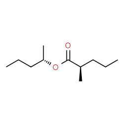 ChemSpider 2D Image | (2S)-2-Pentanyl (2R)-2-methylpentanoate | C11H22O2
