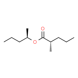 ChemSpider 2D Image | (2R)-2-Pentanyl (2S)-2-methylpentanoate | C11H22O2