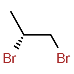 ChemSpider 2D Image | (2R)-1,2-Dibromopropane | C3H6Br2
