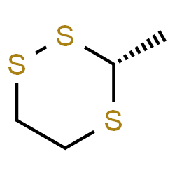 ChemSpider 2D Image | (3R)-3-Methyl-1,2,4-trithiane | C4H8S3