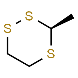 ChemSpider 2D Image | (3S)-3-Methyl-1,2,4-trithiane | C4H8S3