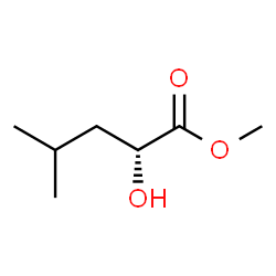 ChemSpider 2D Image | Methyl (2R)-2-hydroxy-4-methylpentanoate | C7H14O3