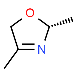 ChemSpider 2D Image | (2R)-2,4-Dimethyl-2,5-dihydro-1,3-oxazole | C5H9NO