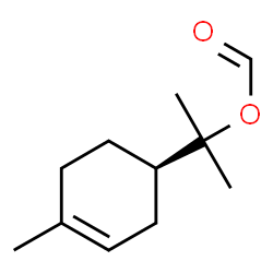 ChemSpider 2D Image | 2-[(1R)-4-Methyl-3-cyclohexen-1-yl]-2-propanyl formate | C11H18O2