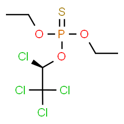 ChemSpider 2D Image | O,O-Diethyl O-[(1R)-1,2,2,2-tetrachloroethyl] phosphorothioate | C6H11Cl4O3PS