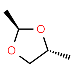 ChemSpider 2D Image | (2R,4R)-2,4-Dimethyl-1,3-dioxolane | C5H10O2
