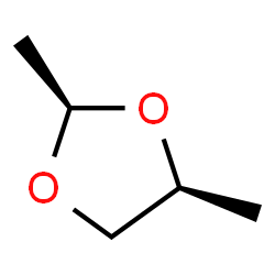 ChemSpider 2D Image | (2R,4S)-2,4-Dimethyl-1,3-dioxolane | C5H10O2