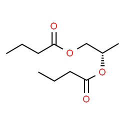 ChemSpider 2D Image | (2S)-1,2-Propanediyl dibutanoate | C11H20O4