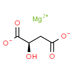 ChemSpider 2D Image | Magnesium (2R)-2-hydroxysuccinate | C4H4MgO5