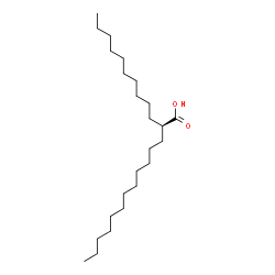 ChemSpider 2D Image | 2-Decyltetradecanoic acid | C24H48O2