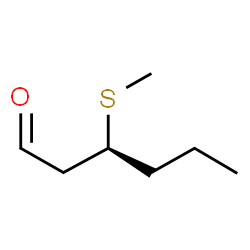 ChemSpider 2D Image | (3S)-3-(Methylsulfanyl)hexanal | C7H14OS