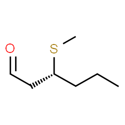ChemSpider 2D Image | (3R)-3-(Methylsulfanyl)hexanal | C7H14OS