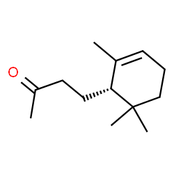 ChemSpider 2D Image | 4-[(1S)-2,6,6-Trimethyl-2-cyclohexen-1-yl]-2-butanone | C13H22O