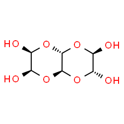 ChemSpider 2D Image | (2R,3R,4aR,6R,7S,8aR)-Hexahydro[1,4]dioxino[2,3-b][1,4]dioxine-2,3,6,7-tetrol | C6H10O8