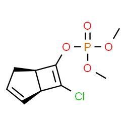 ChemSpider 2D Image | (1S,5R)-7-Chlorobicyclo[3.2.0]hepta-2,6-dien-6-yl dimethyl phosphate | C9H12ClO4P