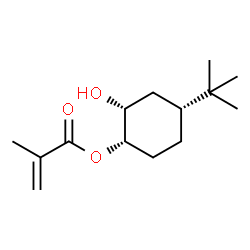 ChemSpider 2D Image | (1S,2R,4R)-2-Hydroxy-4-(2-methyl-2-propanyl)cyclohexyl methacrylate | C14H24O3