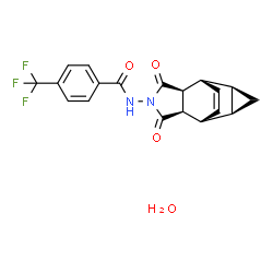 ChemSpider 2D Image | TECOVIRIMAT MONOHYDRATE | C19H17F3N2O4