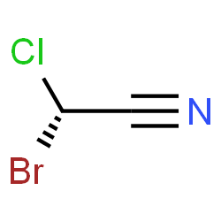 ChemSpider 2D Image | (2S)-Bromo(chloro)acetonitrile | C2HBrClN