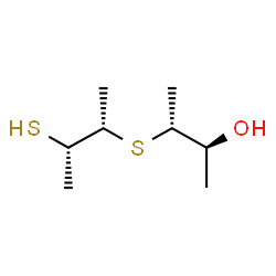 ChemSpider 2D Image | (2S,3R)-3-{[(2S,3S)-3-Sulfanyl-2-butanyl]sulfanyl}-2-butanol | C8H18OS2
