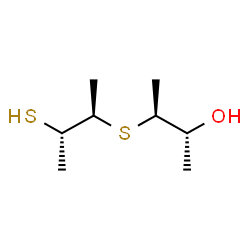 ChemSpider 2D Image | (2S,3S)-3-{[(2R,3S)-3-Sulfanyl-2-butanyl]sulfanyl}-2-butanol | C8H18OS2