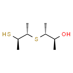 ChemSpider 2D Image | (2R,3R)-3-{[(2S,3R)-3-Sulfanyl-2-butanyl]sulfanyl}-2-butanol | C8H18OS2