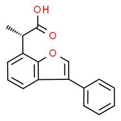ChemSpider 2D Image | (S)-furaprofen | C17H14O3