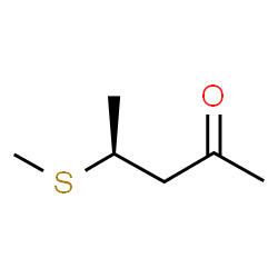 ChemSpider 2D Image | (4S)-4-(Methylsulfanyl)-2-pentanone | C6H12OS