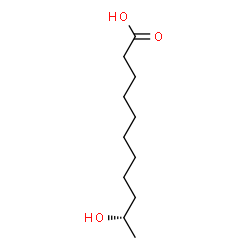 ChemSpider 2D Image | (10S)-10-Hydroxyundecanoic acid | C11H22O3