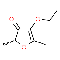 ChemSpider 2D Image | (2R)-4-Ethoxy-2,5-dimethyl-3(2H)-furanone | C8H12O3