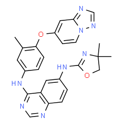 ChemSpider 2D Image | Tucatinib | C26H24N8O2