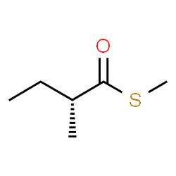 ChemSpider 2D Image | S-Methyl (2R)-2-methylbutanethioate | C6H12OS
