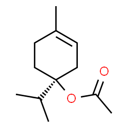 ChemSpider 2D Image | (1S)-1-Isopropyl-4-methyl-3-cyclohexen-1-yl acetate | C12H20O2