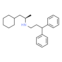 ChemSpider 2D Image | N-[(2R)-1-Cyclohexyl-2-propanyl]-3,3-diphenyl-1-propanamine | C24H33N