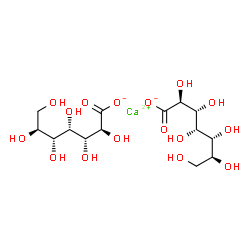 ChemSpider 2D Image | Calcium bis[(2S,3R,4S,5R,6S)-2,3,4,5,6,7-hexahydroxyheptanoate] | C14H26CaO16