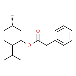 ChemSpider 2D Image | (5S)-2-Isopropyl-5-methylcyclohexyl phenylacetate | C18H26O2