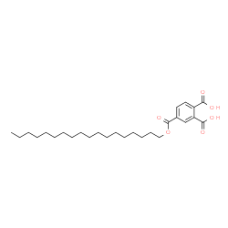 ChemSpider 2D Image | 4-[(Octadecyloxy)carbonyl]phthalic acid | C27H42O6