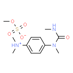 ChemSpider 2D Image | N,N-Dimethyl-4-[methyl(methylcarbamoyl)amino]anilinium methyl sulfate | C12H21N3O5S