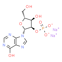 ChemSpider 2D Image | 2'-Inosinic acid, disodium salt | C10H11N4Na2O8P