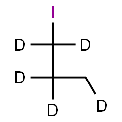 ChemSpider 2D Image | 1-Iodo(1,1,2,2,3-~2~H_5_)propane | C3H2D5I