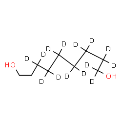 ChemSpider 2D Image | 1,9-(1,1,2,2,3,3,4,4,5,5,6,6,7,7-~2~H_14_)Nonanediol | C9H6D14O2