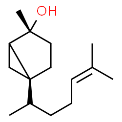 ChemSpider 2D Image | (2R,5R)-2-Methyl-5-[(2S)-6-methyl-5-hepten-2-yl]bicyclo[3.1.0]hexan-2-ol | C15H26O