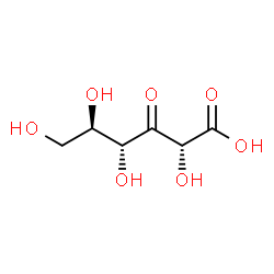 ChemSpider 2D Image | 3-dehydro-D-gluconic acid | C6H10O7