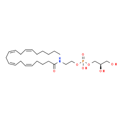 ChemSpider 2D Image | N-arachidonoyl-sn-glycero-3-phosphoethanolamine | C25H44NO7P