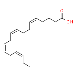 ChemSpider 2D Image | (5Z,9Z,12Z,15Z)-octadecatetraenoic acid | C18H28O2