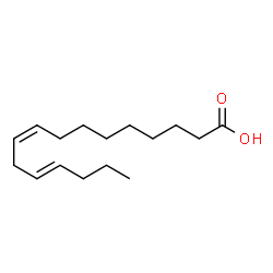 ChemSpider 2D Image | (9Z,12E)-hexadecadienoic acid | C16H28O2